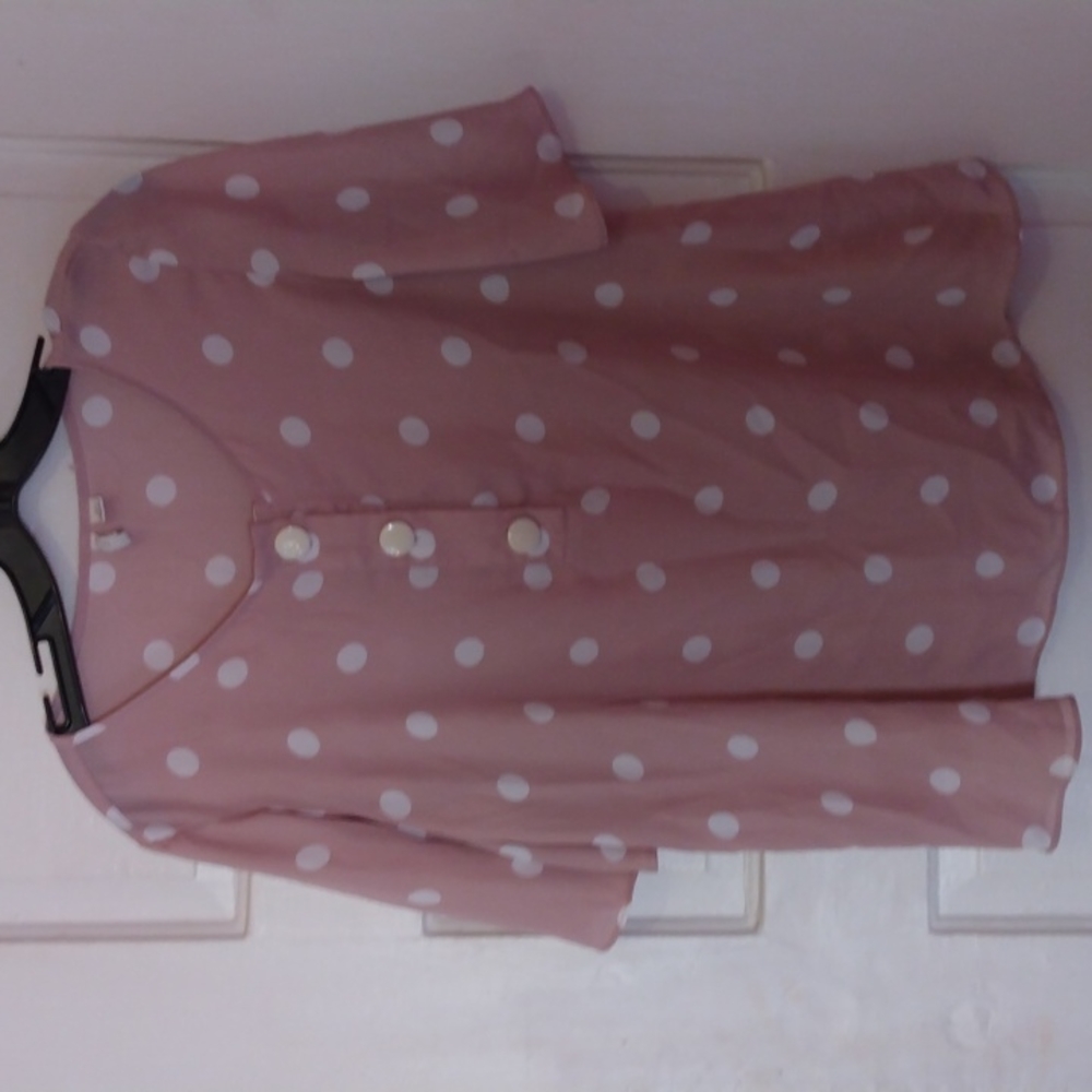 POLKA DOT BLOUSE